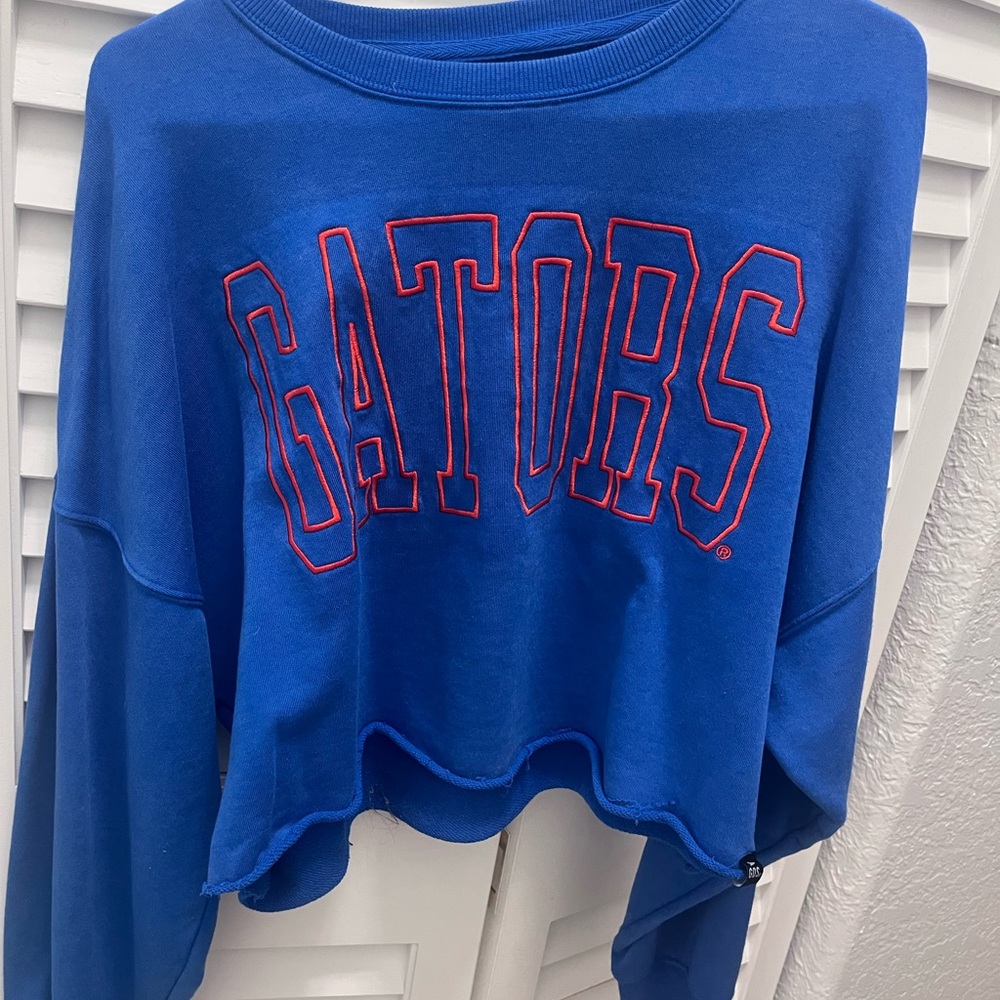 Blue Gators Cropped Sweatshirt